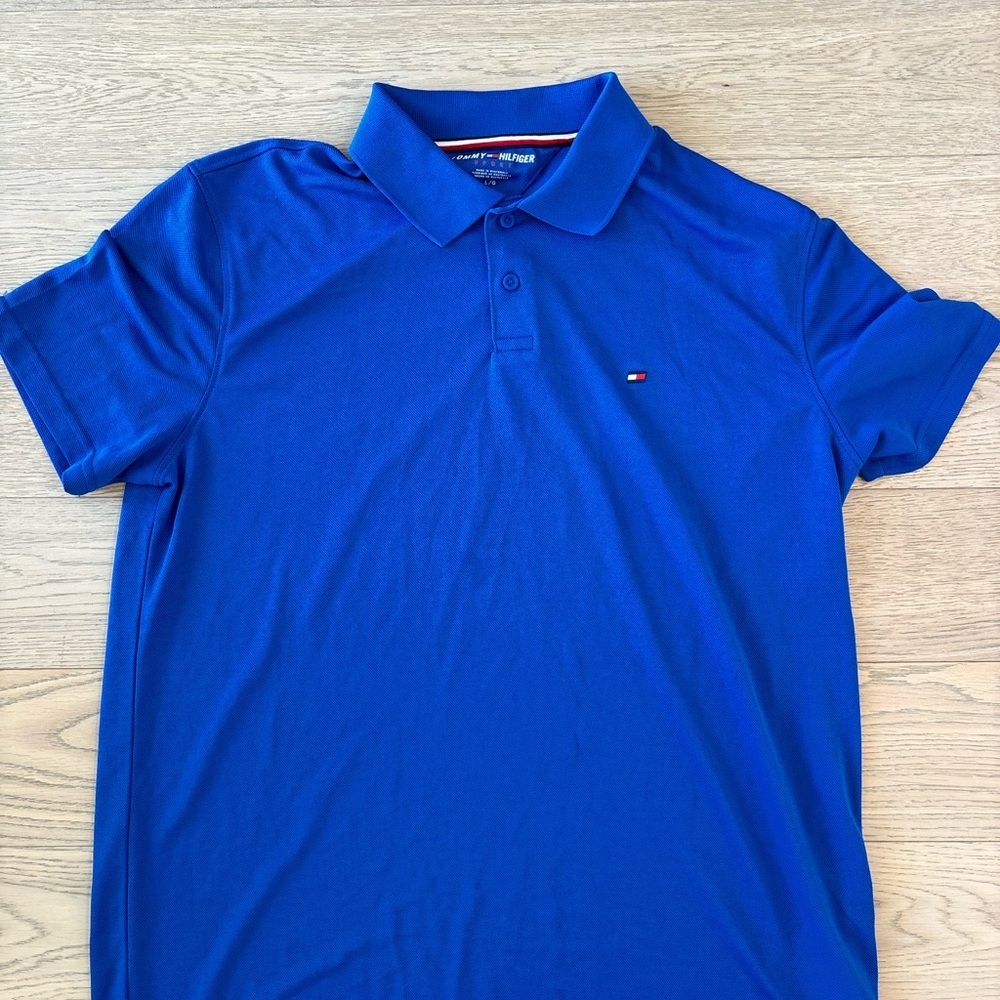 Tommy Hilfiger Men's Vibrant Blue Polo Shirt